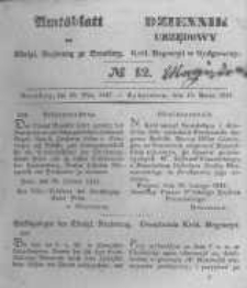 Amtsblatt der K&ouml;niglichen Preussischen Regierung zu Bromberg. 1847.03.19 No.12