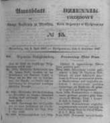 Amtsblatt der K&ouml;niglichen Preussischen Regierung zu Bromberg. 1847.04.09 No.15
