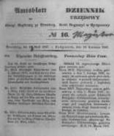 Amtsblatt der K&ouml;niglichen Preussischen Regierung zu Bromberg. 1847.04.16 No.16