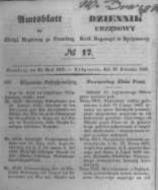 Amtsblatt der K&ouml;niglichen Preussischen Regierung zu Bromberg. 1847.04.23 No.17