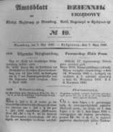 Amtsblatt der Königlichen Preussischen Regierung zu Bromberg. 1847.05.07 No.19