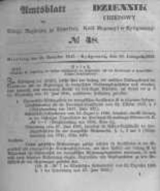 Amtsblatt der K&ouml;niglichen Preussischen Regierung zu Bromberg. 1847.11.26 No.48