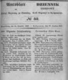 Amtsblatt der K&ouml;niglichen Preussischen Regierung zu Bromberg. 1847.12.24 No.52