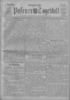 Posener Tageblatt 1911.01.26 Jg.50 Nr43