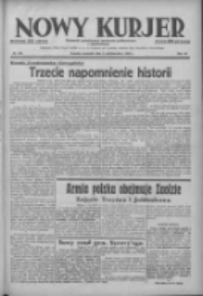 Nowy Kurjer: dziennik poświęcony sprawom politycznym i społecznym 1938.10.06 R.49 Nr229