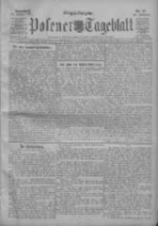 Posener Tageblatt 1911.01.28 Jg.50 Nr47