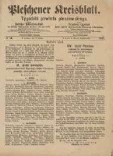 Pleschener Kreisblatt.Tygodnik Powiatu Pleszewskiego: zugleich: Amtliches Publications-Blatt der K&ouml;nigl. Amtsgerichte Pleschen und Jarotschin: zarazem: Urzędowy tygodnik Kr&oacute;l. sąd&oacute;w okręgowych Pleszewa i Jarocina 1887.10.08 Jg.35 Nr81
