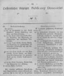 Oeffentlicher Anzeiger zum Amtsblatt No.3 der K&ouml;nigl. Preuss. Regierung zu Bromberg. 1847