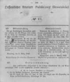Oeffentlicher Anzeiger zum Amtsblatt No.12 der K&ouml;nigl. Preuss. Regierung zu Bromberg. 1847