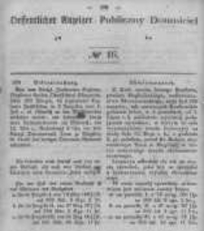 Oeffentlicher Anzeiger zum Amtsblatt No.16 der K&ouml;nigl. Preuss. Regierung zu Bromberg. 1847