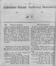 Oeffentlicher Anzeiger zum Amtsblatt No.17 der K&ouml;nigl. Preuss. Regierung zu Bromberg. 1847