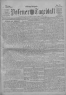 Posener Tageblatt 1911.02.13 Jg.50 Nr74
