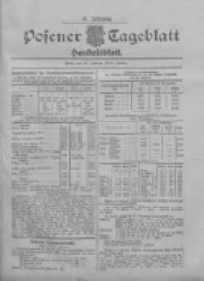 Posener Tageblatt. Handelsblatt 1907.02.20 Jg.46