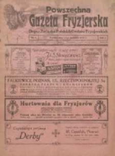 Powszechna Gazeta Fryzjerska : organ Związku Polskich Cech&oacute;w Fryzjerskich 1923.04.15 R.1 Nr2