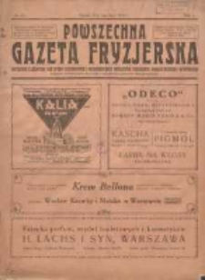 Powszechna Gazeta Fryzjerska : organ Związku Polskich Cech&oacute;w Fryzjerskich 1924.07.01 R.2 Nr12