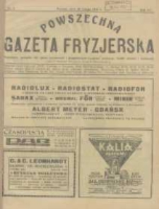 Powszechna Gazeta Fryzjerska : organ Związku Polskich Cech&oacute;w Fryzjerskich 1926.02.20 R.4 Nr2