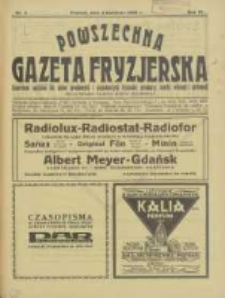 Powszechna Gazeta Fryzjerska : organ Związku Polskich Cech&oacute;w Fryzjerskich 1926.04.04 R.4 Nr4