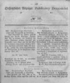 Oeffentlicher Anzeiger zum Amtsblatt No.20 der K&ouml;nigl. Preuss. Regierung zu Bromberg. 1846