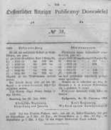 Oeffentlicher Anzeiger zum Amtsblatt No.31 der K&ouml;nigl. Preuss. Regierung zu Bromberg. 1846