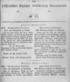 Oeffentlicher Anzeiger zum Amtsblatt No.53 der K&ouml;nigl. Preuss. Regierung zu Bromberg. 1846