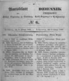 Amtsblatt der K&ouml;niglichen Preussischen Regierung zu Bromberg. 1849.02.09 No.6