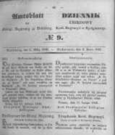 Amtsblatt der K&ouml;niglichen Preussischen Regierung zu Bromberg. 1849.03.02 No.9