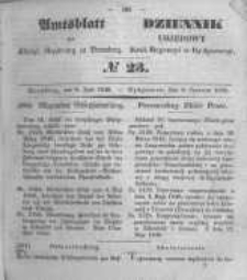 Amtsblatt der K&ouml;niglichen Preussischen Regierung zu Bromberg. 1849.06.08 No.23