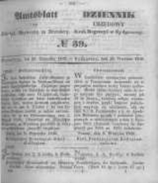 Amtsblatt der Königlichen Preussischen Regierung zu Bromberg. 1849.09.28 No.39