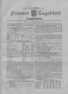 Posener Tageblatt. Handelsblatt 1907.08.03 Jg.46