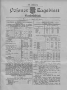 Posener Tageblatt. Handelsblatt 1907.08.21 Jg.46