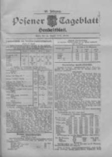 Posener Tageblatt. Handelsblatt 1907.08.22 Jg.46