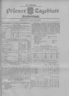 Posener Tageblatt. Handelsblatt 1907.08.26 Jg.46