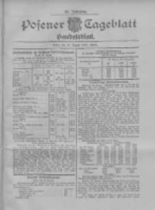 Posener Tageblatt. Handelsblatt 1907.08.29 Jg.46