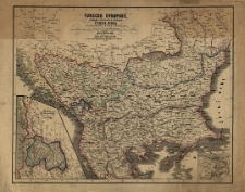 Turecko Europske, Srbsko, Multany a Valachie; Černa Hora a pohranične země rakouske; sestavil [...] Jan Vaclik, kreslit a ryt [...] Jan Ed. Wagner