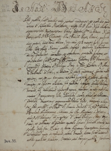 Dokument autentyczności relikwii św. Filipa Neri jakie otrzymał Ignacy Gniński kanonik poznzński i archidiakon śremski