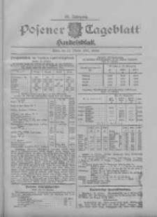 Posener Tageblatt. Handelsblatt 1907.10.14 Jg.46