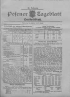 Posener Tageblatt. Handelsblatt 1907.10.22 Jg.46