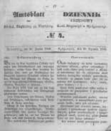 Amtsblatt der K&ouml;niglichen Preussischen Regierung zu Bromberg. 1850.01.25 No.4