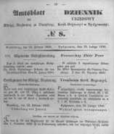 Amtsblatt der K&ouml;niglichen Preussischen Regierung zu Bromberg. 1850.02.22 No.8