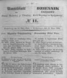 Amtsblatt der K&ouml;niglichen Preussischen Regierung zu Bromberg. 1850.03.15 No.11