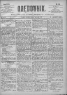 Orędownik: pismo poświęcone sprawom politycznym i sp&oacute;łecznym 1901.01.27 R.31 Nr23