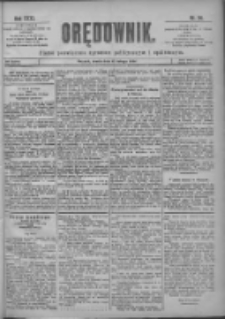 Orędownik: pismo poświęcone sprawom politycznym i sp&oacute;łecznym 1901.02.13 R.31 Nr36