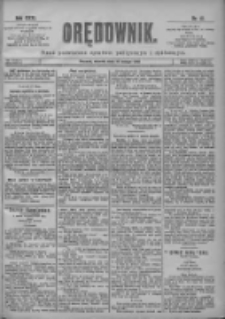 Orędownik: pismo poświęcone sprawom politycznym i sp&oacute;łecznym 1901.02.19 R.31 Nr41