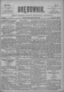 Orędownik: pismo poświęcone sprawom politycznym i spółecznym 1901.02.19 R.31 Nr41