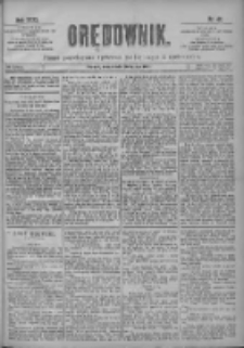 Orędownik: pismo poświęcone sprawom politycznym i sp&oacute;łecznym 1901.02.20 R.31 Nr42