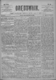 Orędownik: pismo poświęcone sprawom politycznym i spółecznym 1901.02.20 R.31 Nr42