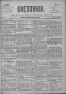 Orędownik: pismo poświęcone sprawom politycznym i sp&oacute;łecznym 1901.02.28 R.31 Nr49