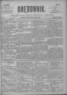 Orędownik: pismo poświęcone sprawom politycznym i spółecznym 1901.02.28 R.31 Nr49