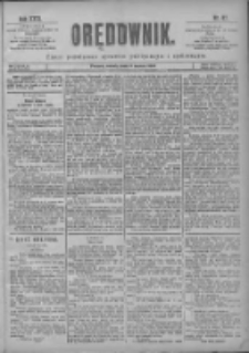 Orędownik: pismo poświęcone sprawom politycznym i sp&oacute;łecznym 1901.03.09 R.31 Nr57