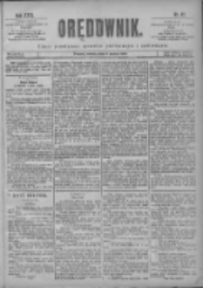 Orędownik: pismo poświęcone sprawom politycznym i spółecznym 1901.03.09 R.31 Nr57
